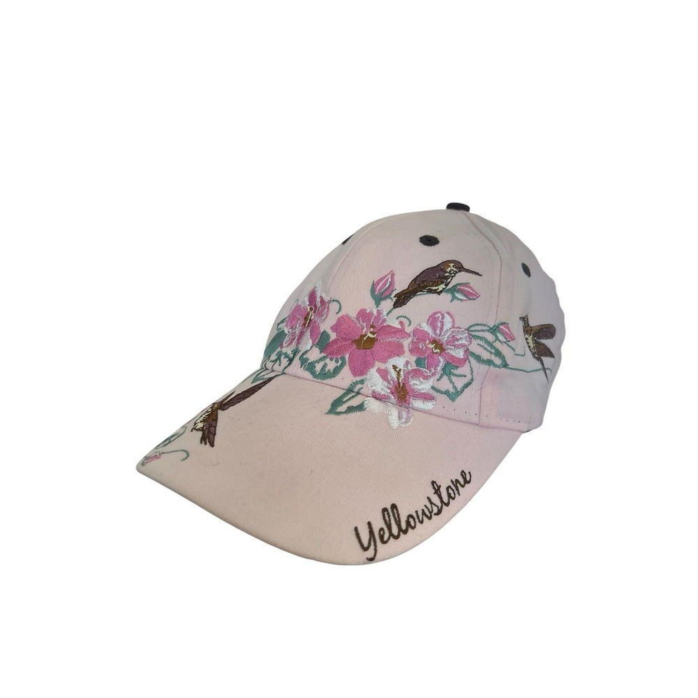 Polar Graphics USA Hummingbird Embroidered Cap with Pink Strapback - Picture 10 of 12